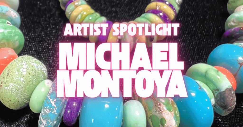 Article about lapidary artist & silversmith Michael Montoya