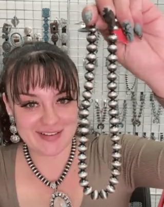 Live shopping with Sunwest Silver on Facebook hosted by Mikayla